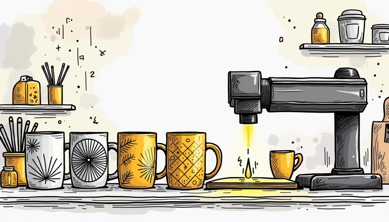 How to customize mugs with laser engraving?